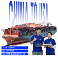 Expédition de marchandises en carton depuis l'entrepôt en Chine, transitaire Amazon FBA Chine vers le Royaume-Uni, livraison porte-à-porte DDP, consolidation DDP DDU, fret maritime LCL FCL, 3PL