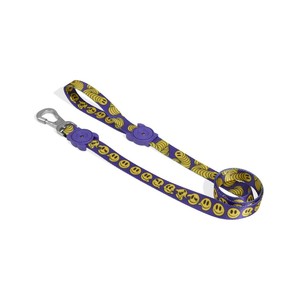 Correa para Perros Zmiley con Patrón Morado y Amarillo, Ajustable, para Mascotas - Product Image 2