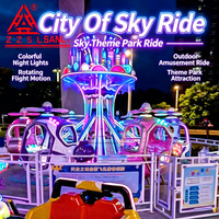 Hélicoptère à commande autonome 12 places pour parc d'attractions, prix usine, à vendre
