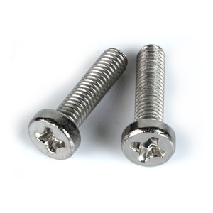 Винты машинные с крестообразным шлицем и полукруглой головкой ISO 7048 A2-70, размеры M2.5, M3, M4, M5, M6, на заказ - Product Image 1