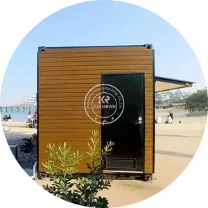 Outdoor Prefabricated Steel House Portable Street Bar Coffee Shop Modular Shipping Container Restaurant