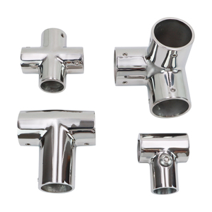 Hardware marino personalizado 316 Acero inoxidable 60/90 grados Conector de pasamanos Accesorios en T <span class=keywords><strong>Barandilla</strong></span> de <span class=keywords><strong>barco</strong></span> - Product Image 5