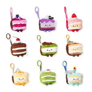 Bajuyu Original Trendy Toy Sweet Series Sliced Cake Blind Box Plush Toy Plants <span class=keywords><strong>Decoration</strong></span> Cute Bag Pendant - Product Image 5