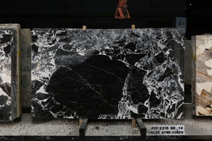 Losas de mármol negro de piedra de lujo que transmiten Luz de losa caliente - Product Image 5