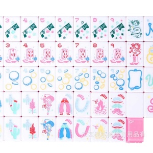 En stock – Approvisionnement exclusif du fabricant de tuiles de mahjong de style américain pour filles – Bottes de cowboy à panneau arrière scintillant avec motif Cactus - Product Image 5