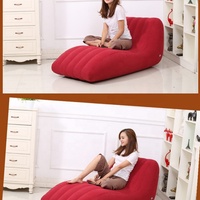 Canapé gonflable moderne en PVC pliable et peu encombrant pour salon, idéal pour appartements et hôtels – Offre Spéciale