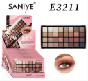 Palette de fards à paupières Saniye E3211, maquillage minéral mat à haute pigmentation pour carnations moyennes, palette de fards à paupières multicolores - Product Image 1