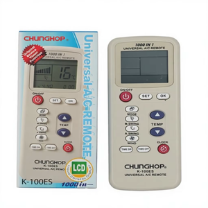 <span class=keywords><strong>Control</strong></span> Remoto <span class=keywords><strong>Universal</strong></span> para <span class=keywords><strong>Aire</strong></span> <span class=keywords><strong>Acondicionado</strong></span> <span class=keywords><strong>Chunghop</strong></span>, Modelo K-100ES, Paquete <span class=keywords><strong>de</strong></span> 1000 Unidades - Product Image 2