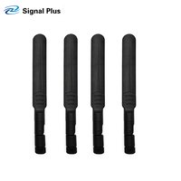 Antenne WiFi double bande 2,4 GHz 5 GHz 5,8 GHz 8 dBi à gain élevé avec câble d'extension femelle en caoutchouc pour routeur