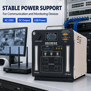 Stazione di Alimentazione Portatile da 2300W con Batteria LiFePO4, Inverter a Onda Sinusoidale Pura, <span class=keywords><strong>Ricarica</strong></span> <span class=keywords><strong>Solare</strong></span> e Protezione Multipla - Product Image 3