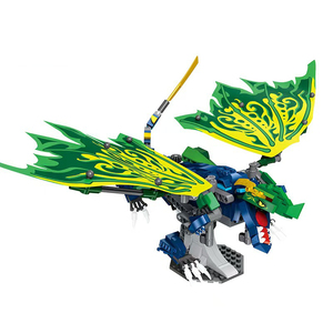 JIESTAR JJ9017 447PCS Série Créative Lloyd's Legendary Dragon Modèle de Blocs de Construction Technique Jouet Éducatif Cadeau de Fête - Product Image 1