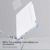 Étui en cuir intelligent pliable multi-pliages fin et léger pour Kindle Paperwhite Kobo Clara Colour 2024 2025 avec support
