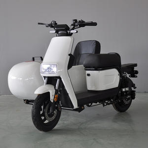 Motocyclette électrique à <span class=keywords><strong>trois</strong></span> <span class=keywords><strong>roues</strong></span> avec side-car (Ku Zi) à carrosserie fermée pour le transport de passagers - Product Image 2