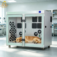 Sèche-cheveux pour animaux de compagnie EUR PET 281L entièrement automatique en acier inoxydable 110V/220-240V