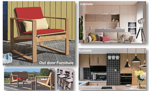 แผ่นโฟมเซลูก้า <span class=keywords><strong>AIBO</strong></span> คุณภาพสูง ขนาด 12 มม. 15 มม. 18 มม. สำหรับตู้ครัว - Product Image 6