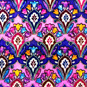 Tissu Fantaisie Floral à Séchage Rapide 100% Coton pour Artisanat, Sarees Festifs, Blouses, Anarkalis, Dupattas Traditionnels pour Femmes et Filles - Product Image 3
