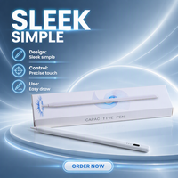 Stylet capacitif actif personnalisé OEM/ODM avec marque privée, chargement Type-C, autonomie de 12 heures, crayon numérique à attraction magnétique