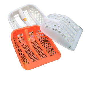 Tamiz de Plástico Naranja para Tierra, Malla Engrosada, Herramienta Agrícola de Filtrado para Maíz, Cacahuete, Granos y Uso en Construcción - Product Image 1