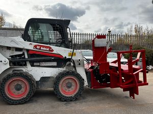 Nueva Rajadora <span class=keywords><strong>de</strong></span> <span class=keywords><strong>Leña</strong></span> <span class=keywords><strong>de</strong></span> Fábrica <span class=keywords><strong>de</strong></span> 30 Toneladas, Máquina Rajadora <span class=keywords><strong>de</strong></span> <span class=keywords><strong>Leña</strong></span> en Oferta, Precio Económico con Minicargadora - Product Image 3