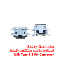 Conector USB B Micro de 5 Pines, Hembra, Tipo B, para Montaje en PCB, Reemplazo de Receptáculo SMD, Puerto de Carga USB B