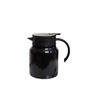 Tetera térmica de acero inoxidable negro con tapa resistente al calor 316 para oficina, café, té, separador de agua - Product Image 1