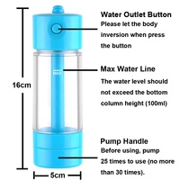 Bidet de voyage pliable et portable 100 ml – Mini pulvérisateur de toilette manuel pour hygiène personnelle