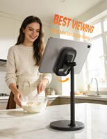 Support de téléphone portable réglable en hauteur et en angle Lamicall STDP06, support de tablette de bureau robuste, support extensible, accessoires de bureau