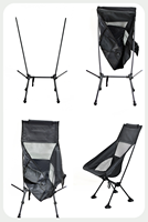 Chaise pliante portable moderne en aluminium léger pour le camping en plein air, la pêche, le jardin, les voyages et les pique-niques