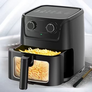 Electrodomésticos de cocina de marca china: freidora de aire eléctrica de diseño clásico y simple mecánica <span class=keywords><strong>Visual</strong></span> de gran capacidad de 10 litros - Product Image 4