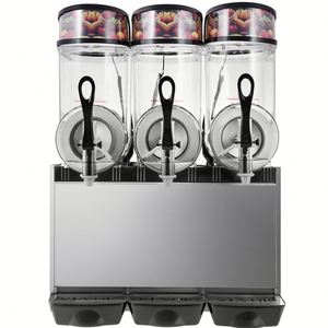 Máquina comercial de aguanieve de hielo de acero inoxidable de 36L con 3 tanques Máquina de aperitivos de bebidas congeladas a la venta - Product Image 5