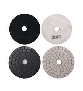 Outils de granit du Brésil Tampons de polissage diamantés en résine de polissage chamois de 4 pouces pour granit de marbre - Product Image 5