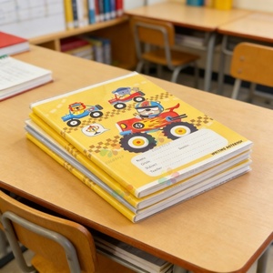 Quaderno di Alta Qualità Economico da 160 Pagine con Rivestimento Impermeabile OPP Bestseller Materiale Scolastico Design Personalizzato Benvenuto - Product Image 3