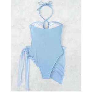 ชุดว่ายน้ำบิกินี่ 2 ชิ้นสำหรับผู้หญิง OUTPACE ชุดบิกินี่ทรงสามเหลี่ยมแยกชิ้นพร้อมกระโปรงลายสก็อต ลายเสือดาว - Product Image 3