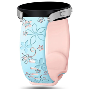 Correa <span class=keywords><strong>de</strong></span> Silicona Grabada con Láser Win-Win para <span class=keywords><strong>Apple</strong></span> <span class=keywords><strong>Watch</strong></span>, Correa <span class=keywords><strong>de</strong></span> Goma con Patrón Floral - Product Image 3