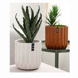 7 "Blumentopf Garten Kleiner Zement Indoor Blumentopf Dekorativer Zement Pflanzer Topf Beton Pflanz gefäße ohne Untertasse