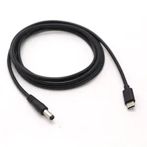 Custom USB 3.1PD Type C to DC 7.0*4.0mm 5.5 *2.2mm 20V 12V 9V 5V PD Charging Cable type c to dc jackfor WIFI Router cable