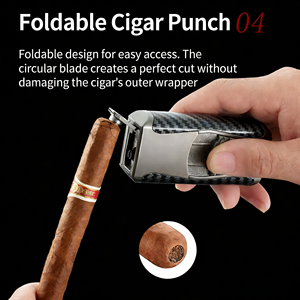 Encendedor de Antorcha DEBANG, Triple <span class=keywords><strong>Llama</strong></span>, Tres Fuegos, Encendedor de Cigarros 5 en 1, Multifuncional, Potente, Cortador de Cigarros, Punzón, Poker - Product Image 5