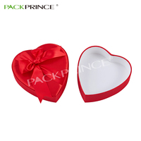 Boîte d'emballage rouge boîte d'emballage de bonbons personnalisée deux pièces en forme de coeur Saint Valentin boîte de dattes dubai emballage de chocolat