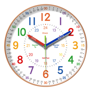 Zhongnaier Nhà Máy Tùy Chỉnh 10 Inch Đồng Hồ Treo Tường Trang Trí Nội Thất Sáng Tạo Phòng Khách Đồng Hồ Treo Tường Chất Lượng Cao Nhựa Đồng Hồ Treo Tường Cho Trẻ Em - Product Image 5