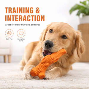 Jouet à mâcher en caoutchouc en forme de branche d'arbre pour <span class=keywords><strong>chien</strong></span>, bâtonnet de nettoyage dentaire pour importateurs de marques d'animaux de compagnie et chaînes de magasins - Product Image 3