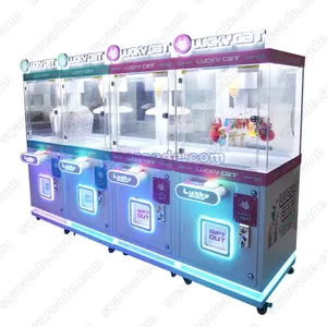 New Christmas Gift Toys Clamp Vending Game Machine Clamp Game Gift Prize Clip Machine Clamp Game Machines