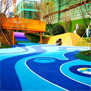 Non-Slip EPDM Safety <b>Floor</b> Tiles for Children Playground Kindergarten Daycare Center Shock Absorption Soft Surface Protection - Product Image 1
