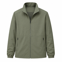 Blouson bomber décontracté pour homme, respirant, à séchage rapide, avec doublure en coton et fermeture éclair sur le devant, service OEM