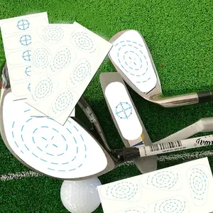 Set di nastri a percussione da Golf personalizzati marcatori a impatto per Club evidenziati in adesivi per registratore di colpi a sfera blu per la pratica dell'oscillazione