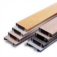 Protections de plinthes en aluminium anodisé, accessoires de plinthes imperméables