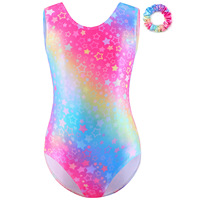 Offre Spéciale mignon Spandex sans manches réservoir danse gymnastique porter pour enfants filles avec short formation Dancewear