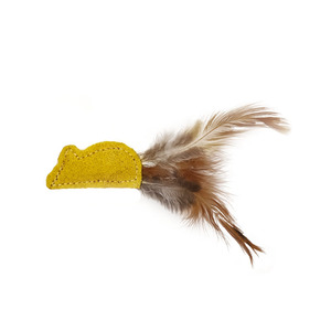 Nuevo juguete para gatos con forma de pluma, antiarañazos, para autoentretenimiento, mordeduras y limpieza de dientes. - Product Image 4