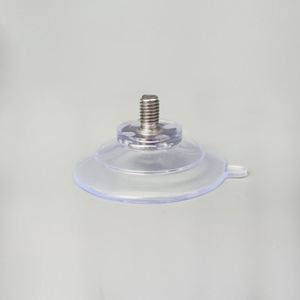 Ventouse transparente en PVC écologique, support de fixation à vis à ventouse puissante pour surfaces en verre - Product Image 2