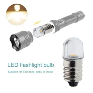 E10 Screw LED Bulb 2835 1SMD LED Device Indicator Flashlight Bulb 3V 6V 12V LED Flashlight Replacement Bulb Torches