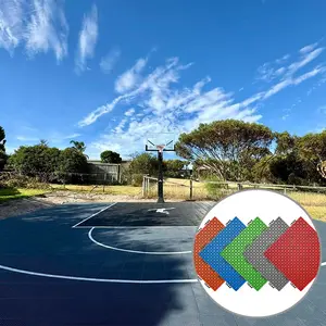 Floating Fabricated Floor For Backyard Basketball Court Basketball Flooring Sport Court Tiles